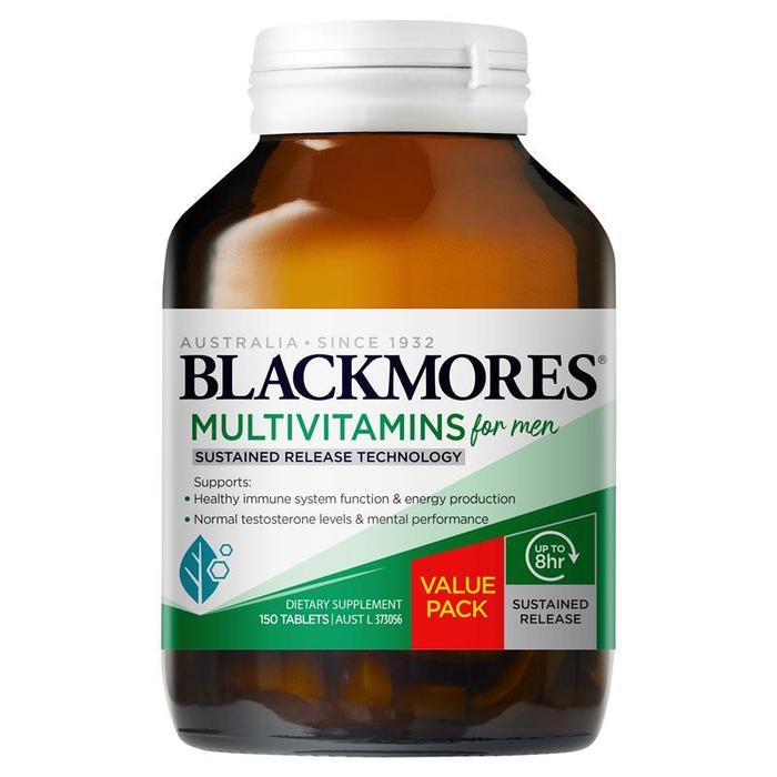 Gambar Blackmores Multivitamin for Men 150 Tablets Exclusive - S'taind Release dari Natural Australians undefined Tokopedia