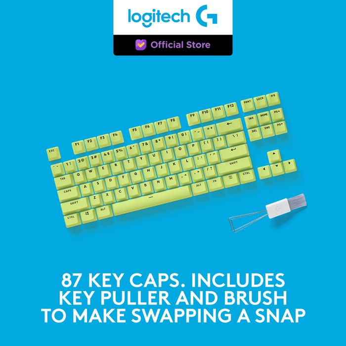 Gambar Logitech Key Caps for G713 and G715 Keyboards - Green dari Logitech G Official undefined Tokopedia