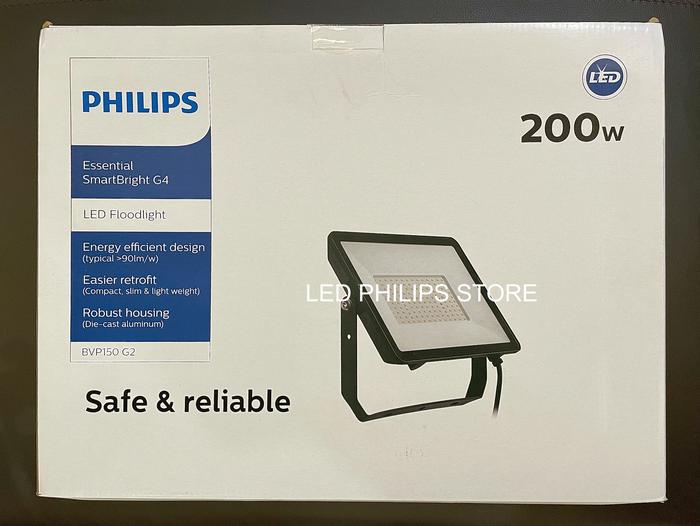 Gambar PHILIPS BVP150 200W 200Watt 220V LED Flood Light - Lampu Sorot IP65 - Putih (6500K) dari LED Light Store undefined Tokopedia