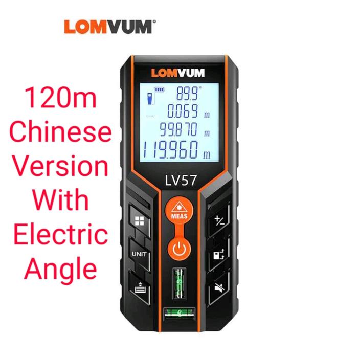 Jual 100m Laser Distance Meter 40m / 60m / 80m Rangefinder Meteran ...