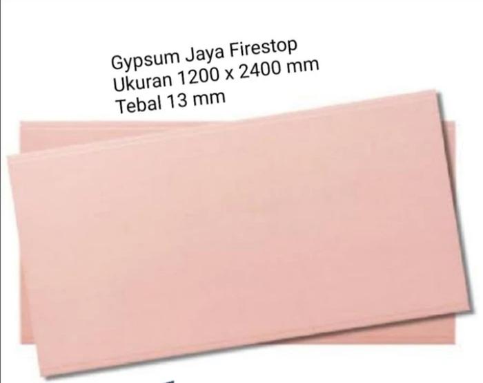 Gambar Gypsum Firestop jayaboard 13mm x 1200 x 2400 mm - 13mm dari TK.Rekan bangunan undefined Tokopedia