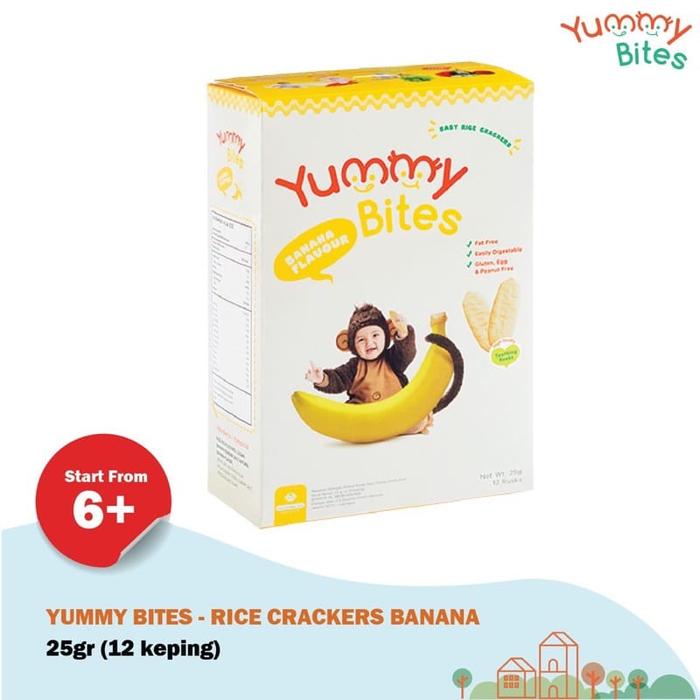 Gambar YUMMY BITES RICE CRACKERS FLAVOUR 50gr - Banana dari imastoreofficial undefined Tokopedia