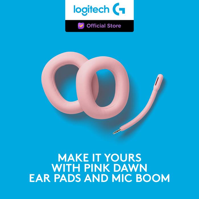Gambar Logitech Ear Pads and Mic Boom for G735 Headset - Pink dari Logitech G Official undefined Tokopedia