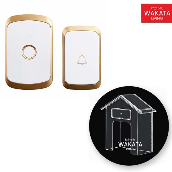 Gambar THOME Bel Rumah Tanpa Kabel / Bel Rumah Wireless Waterproof Door Bell Pintu 1 Receiver (A2) Baterai - Elegant WHITE, Tanpa Cover dari Wakata Living undefined Tokopedia