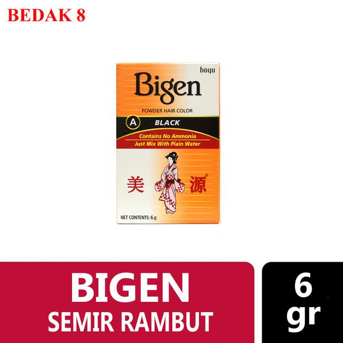 Gambar Bigen Powder Hair Color Black 6 g Semir Rambut Bigen Hitam ASLI dari BEDAK 8 undefined Tokopedia