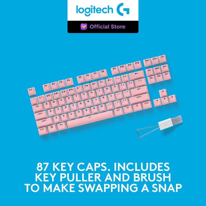 Gambar Logitech Key Caps for G713 and G715 Keyboards - Pink dari Logitech G Official undefined Tokopedia