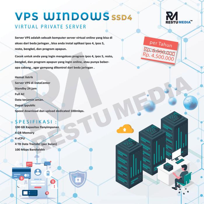 Gambar vps windows server - SSD5- 24Bulan dari SoftwareSolution undefined Tokopedia