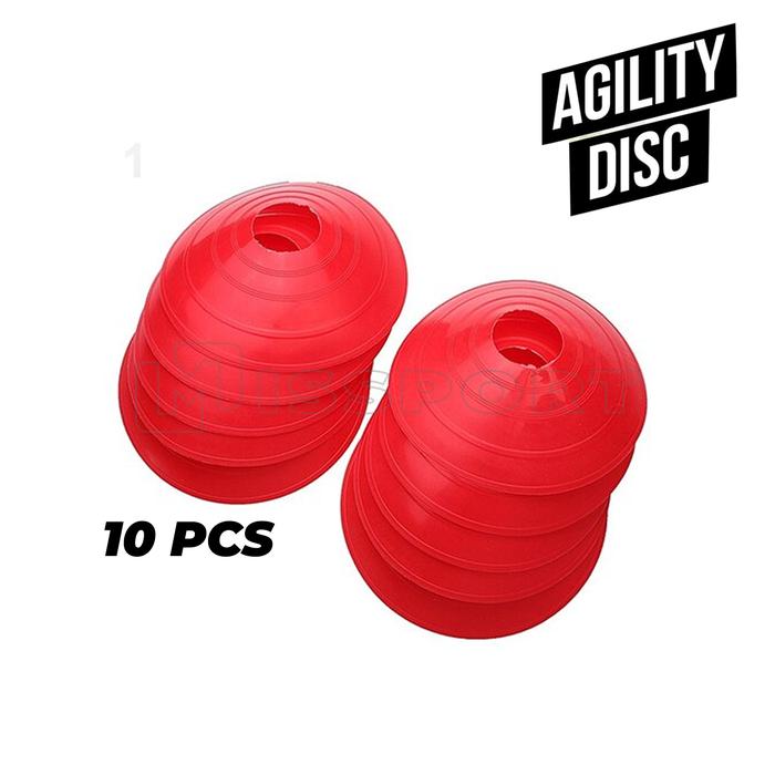 Gambar Cone Mangkok Speed Marker Set - Penanda jarak Sepak Bola Futsal - 10 PCS, Biru dari MISSPORT INDONESIA undefined Tokopedia