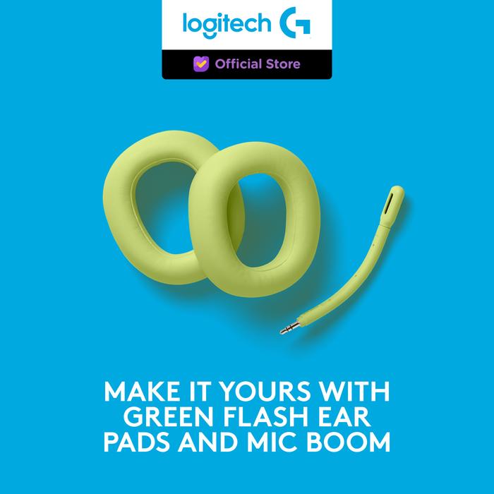 Gambar Logitech Ear Pads and Mic Boom for G735 Headset - Green dari Logitech G Official undefined Tokopedia