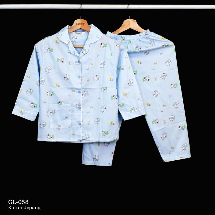 Gambar Piyama Anak Perempuan Katun Jepang GREET Model PTP Size 8-10-12 - GL-058, 12 dari greetnightwear undefined Tokopedia