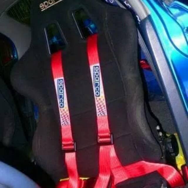 Gambar Safety belt seat belt Sabuk Pengaman Mobil Racing - Merah dari GALERI VARIASI JKT undefined Tokopedia