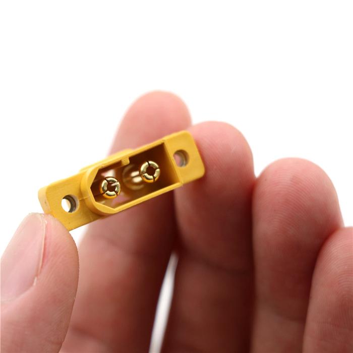 Gambar MOUNTABLE XT60 MALE/FEMALE PLUG CONNECTOR - MALE dari KAMKITS undefined Tokopedia