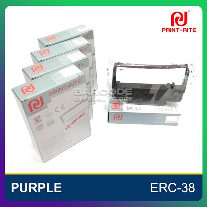 Gambar Cartridge Pita Print Rite ERC 38 Printer Epson TMU 220 | Warna Ungu dari Barcode Store Solutions undefined Tokopedia