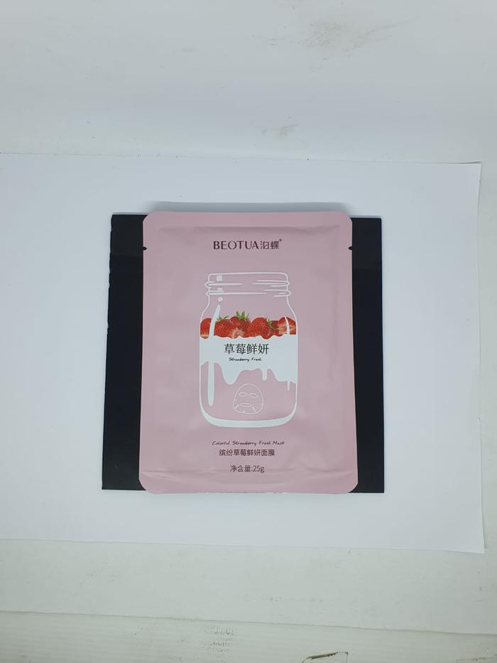 Gambar Beotua Yogurt Sheet Mask / Masker Wajah Korea Ori - STRAWBERRY dari agbike undefined Tokopedia