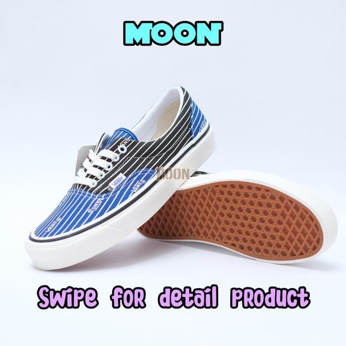 Jual VANS ERA 95 DX ANAHEIM FACTORY STRIPE BLUE BLACK ORIGINAL