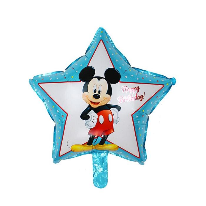 Gambar Balon Foil HBD Mickey Minnie | Balon Mickey Mouse | Balon Minnie Mouse - MICKEY Star dari Tivoly Art undefined Tokopedia