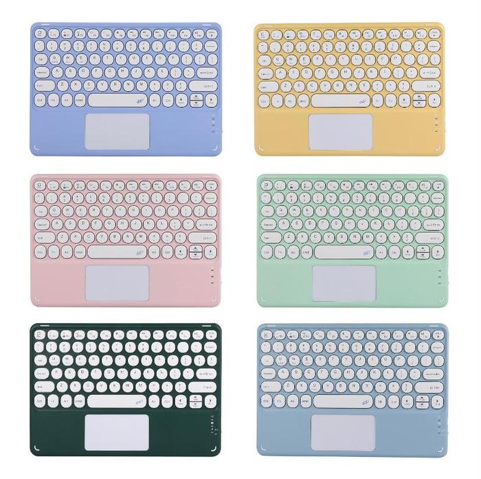 Gambar KEYBOARD BLUETOOTH WIRELESS WITH TOUCHPAD IPAD UNIVERSAL HP ANDROID PC - Hitam dari Eraxus Acc Gadget undefined Tokopedia