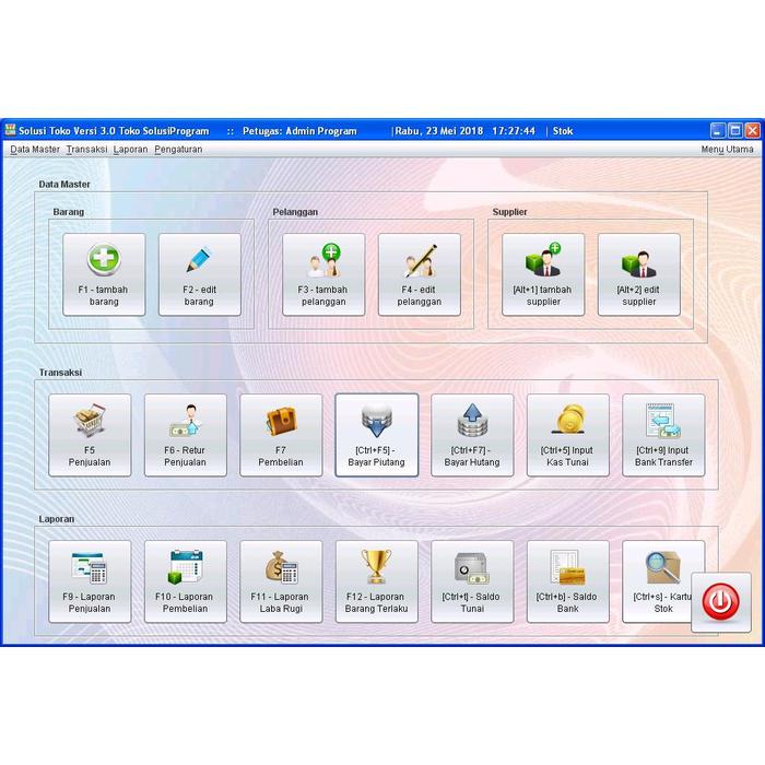Gambar Software Solusi Toko 3.0 modif Aplikasi Kasir Kantin, deposit, e-money dari solusiprogram undefined Tokopedia