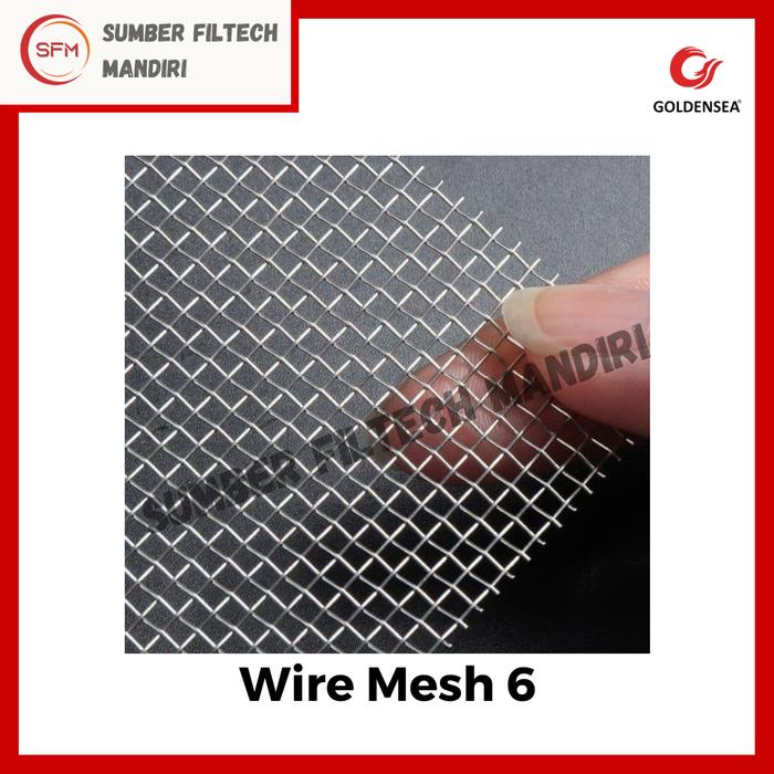 Gambar Wire Mesh Saringan SS 201 #4, 5, 6, 8 Stainless Steel - Mesh 6 dari Sumber Filtech Mandiri.ID undefined Tokopedia