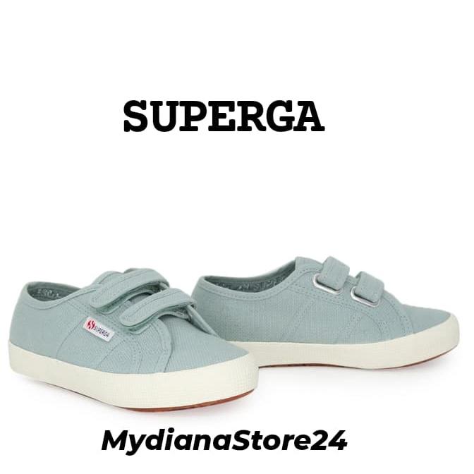 Jual Superga Kids 2750 KIDS STRAPS EASYLITE GREY ARDESIA-F