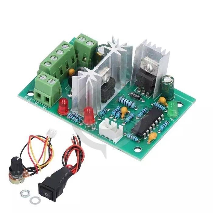 Promo PWM DC 6-30V 10A Motor Controller with Potentiometer and CW/CCW ...