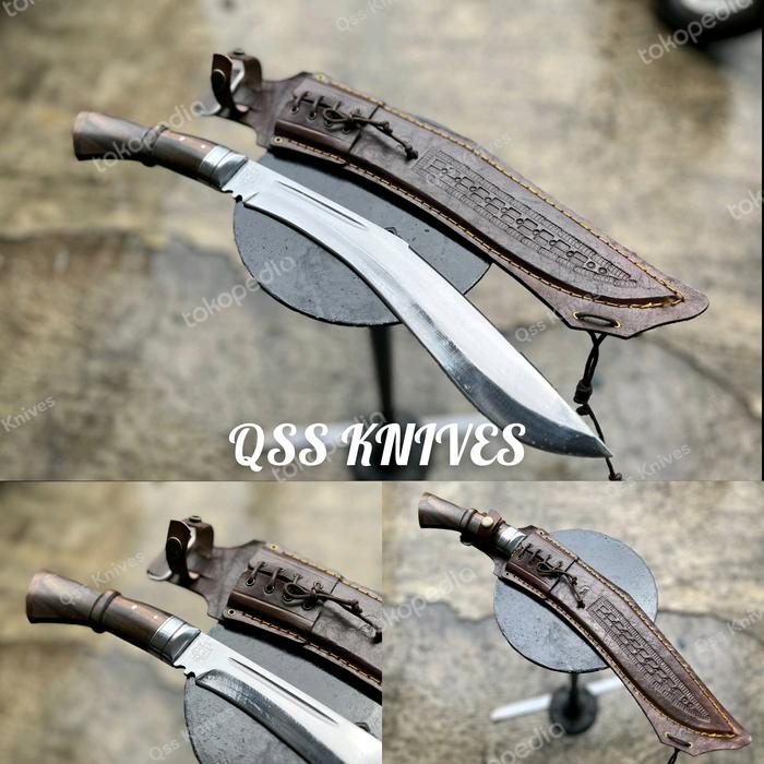 Gambar KUKRI HUNTING BAJA SARUNG KULIT dari Qss Knives undefined Tokopedia