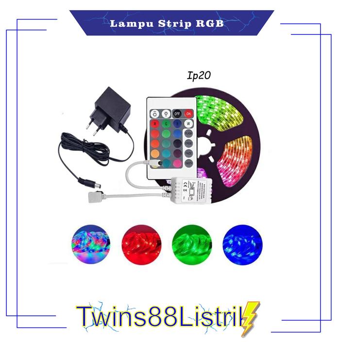Gambar Lampu LED RGB IP 65 / IP 20 Lampu Warna Warni - IP20 / 5 METER dari Twins88listrik undefined Tokopedia