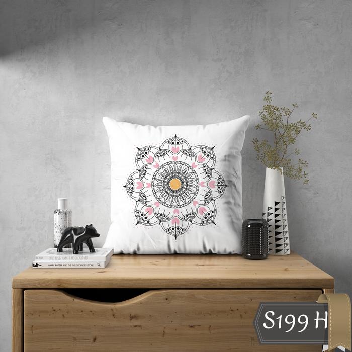 Gambar Sarung bantal sofa kursi S199 halus ukuran 40x40/30x30 Motif Mandala - S199H, 30x30 dari RUMAH CANTIK SOFIA undefined Tokopedia