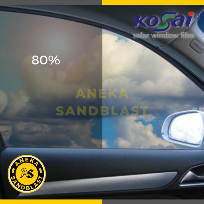 Gambar KOSSAI Kaca Film Stiker Kaca Sparta Reflektif Mirror Solar Window - 80% dari Aneka Sandblast undefined Tokopedia