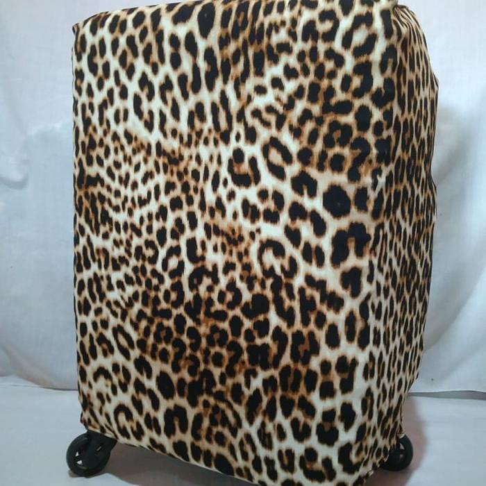 Gambar Sarung koper motif elastis premium. - Leopard, S (17-19 inch) dari boliboo.shop undefined Tokopedia