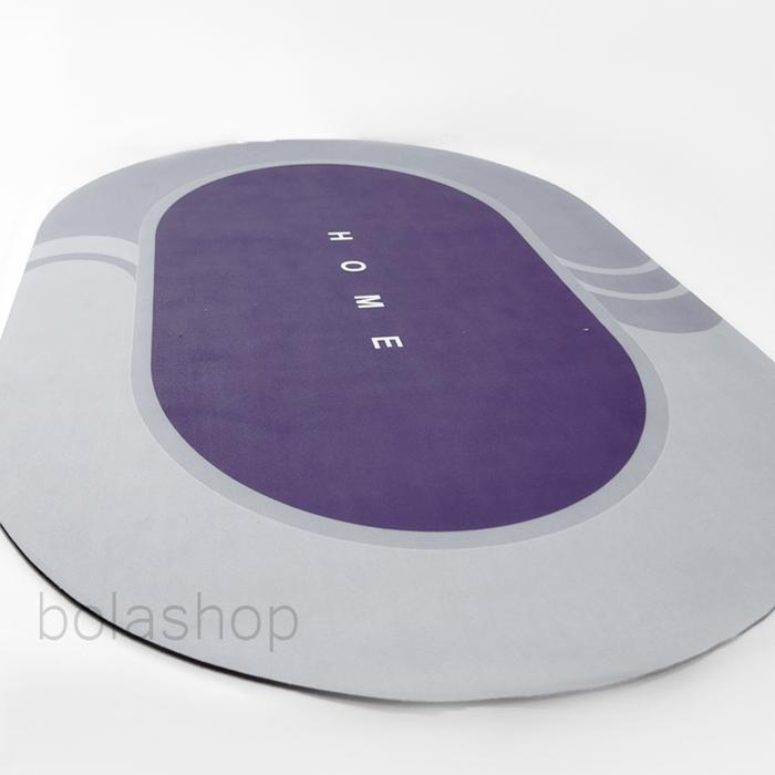 Gambar Keset Diatomite Bundar | Keset Kaki Anti Slip Nyerap Air Anti Bakteri - Abu dari BBOLA undefined Tokopedia