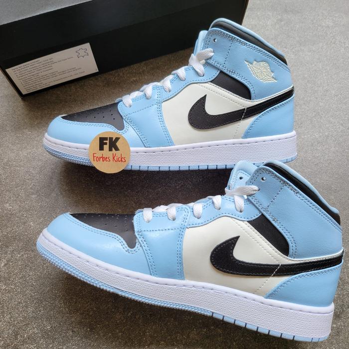 Jual Air Jordan Mid Ice Blue (GS) Tangerang Forbs