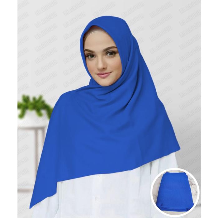 Jual Kerudung Segi Empat 115x115 Hijab Wolfis Segiempat Grade A