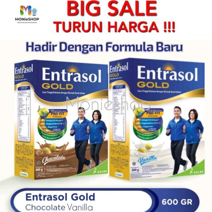 Gambar Entrasol Gold 600gr Coklat/vanila/ Plain Original 350gr/ 185gr - VANILA 350g dari Barito mart undefined Tokopedia
