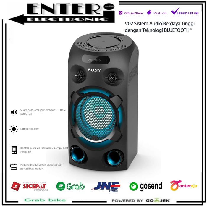 Buy Sony MHC-V02 Home Audio Portable Party Speaker With Bluetooth, Karaoke And Jet Bass Booster Online At Best Prices In India - Foto 5