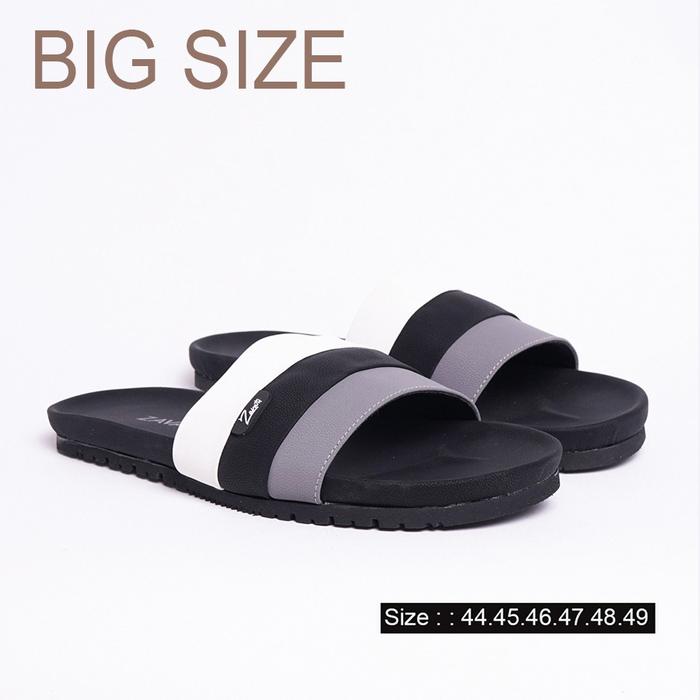 Gambar sandal pria slide - sandal jumbo - sandal sendal big size 44-49 ori dari HRY Footwear undefined Tokopedia