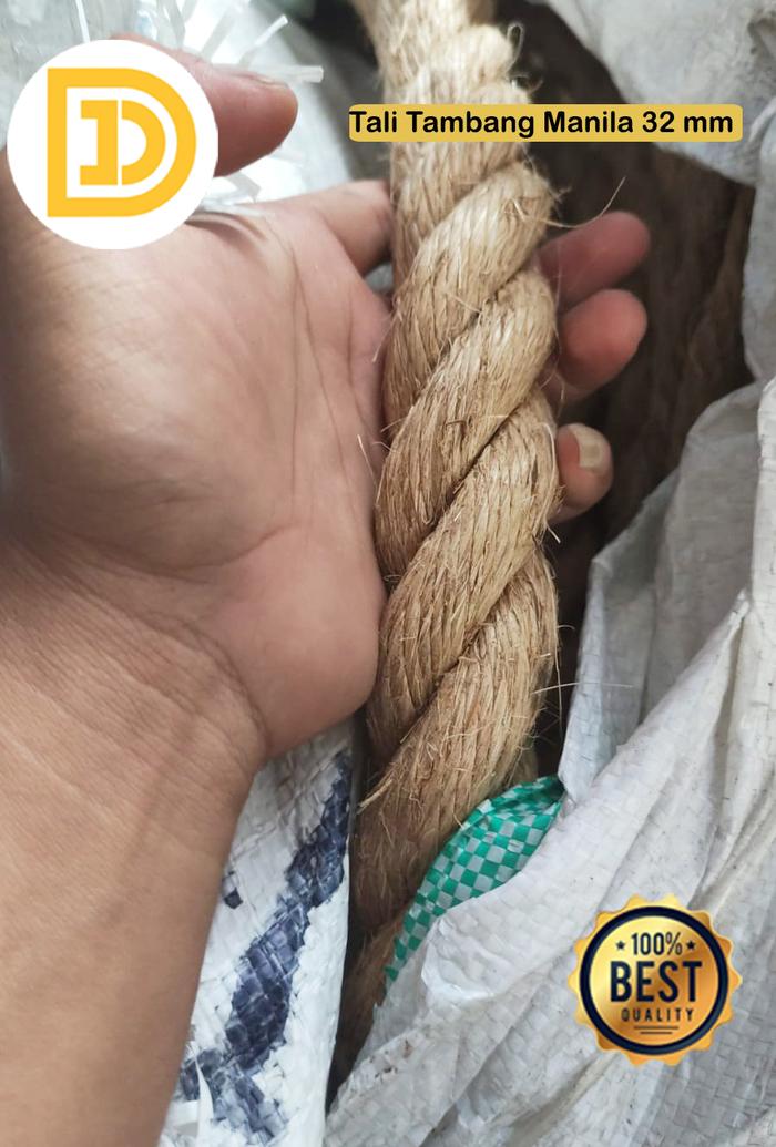 Gambar Tali Tambang Besar Sedang Kecil Tali Dadung Tali Manila Tampar Goni - 32mm dari DCA Online Shop undefined Tokopedia