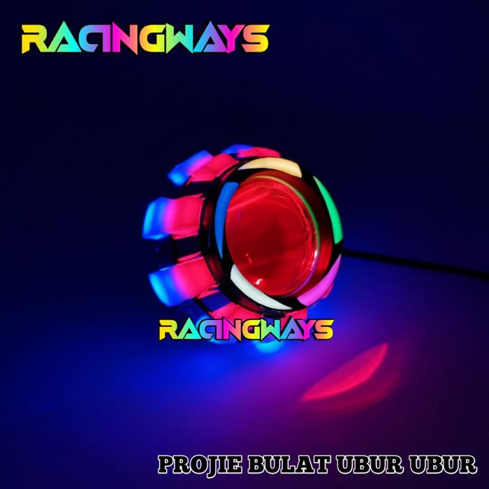 Gambar Lampu Depan Projie Model Ubur Ubur Lampu Projie Depan Led Rainbow 3,5 - Ubur Ubur dari RacingWays undefined Tokopedia