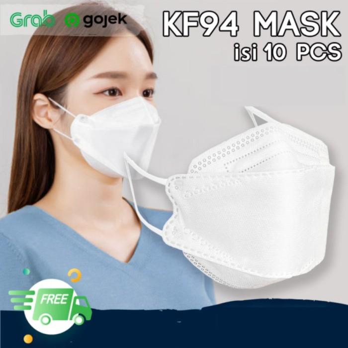 Gambar Masker KF94 Korea isi 10 pcs Disposable mask kf 94 - KF94 PUTIH10PCS dari 4acc undefined Tokopedia