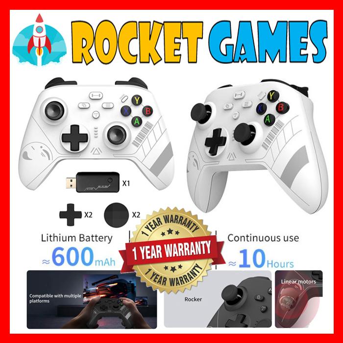 Gambar LF-X006 Lucky Fox Controller Stik Wireless For Xbox Series / PC / PS3 - WHITE dari Rocket Games undefined Tokopedia