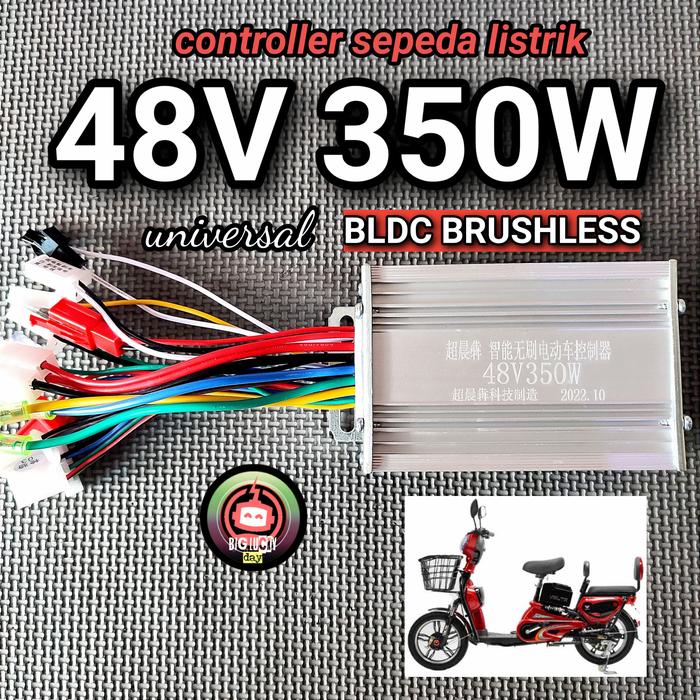 Gambar CONTROLLER 48V 350W BLDC BRUSHLESS UNIVERSAL SEPEDA LISTRIK KONTROLER dari BIG LUCKY DAY undefined Tokopedia