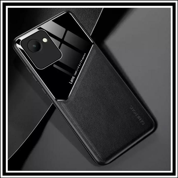 Gambar REALME C30 4G / NARZO 50i PRIME GENEROUS LEATHER ORIGINAL SOFT CASE PC - HITAM., REALME C30 4G dari Best Accesories Hp undefined Tokopedia