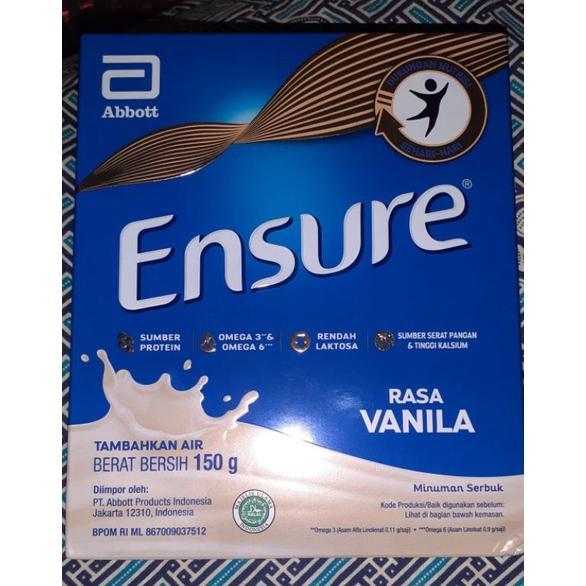 Gambar Susu ENSURE Vanilla 150gr, 400gr - 150gr dari Barito mart undefined Tokopedia