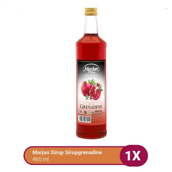 Gambar SYRUP MARJAN SIRUP FRUIT PUNCH 460ML - GRENADINE dari LATTEBLESS undefined Tokopedia