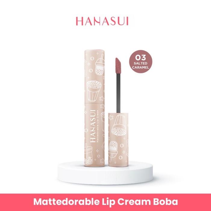 Gambar LIP CREAM HANASUI BOBA EDITION - 05 Creamy Peach dari Liya Store & Cosmetics undefined 5 Tokopedia