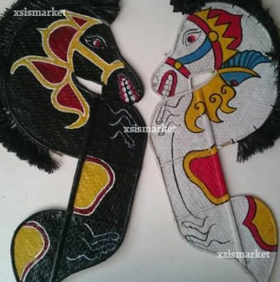 Gambar kuda lumping / kuda kepang / jaranan / jaran kepang bambu dari xsismarket undefined Tokopedia