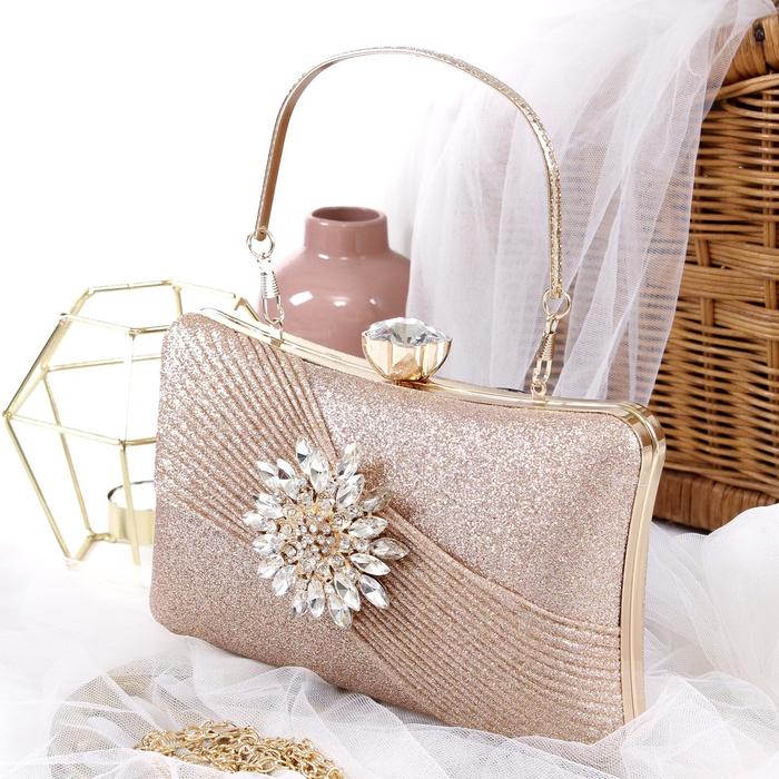 Gambar TAS PESTA WANITA MEWAH IMPORT MAC 67 CLUTCH DOMPET WISUDA KONDANGAN - CHAMPAGNE dari truebagus undefined Tokopedia