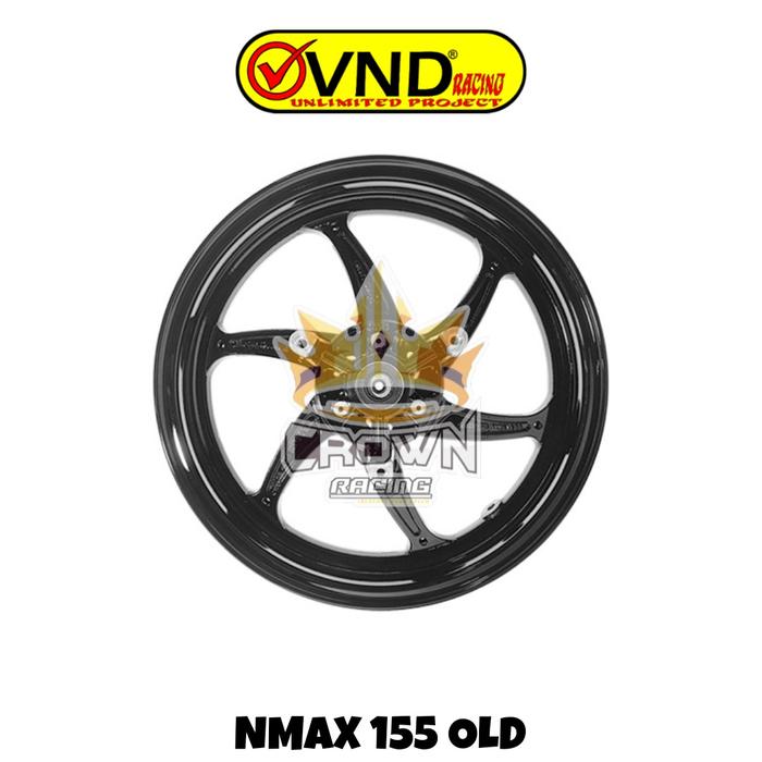 Gambar Velg VND Six Star Ring 13 Yamaha Nmax 155 Old New Motor Motorcycle - Hitam, Nmax 155 New dari CROWN RACING undefined Tokopedia