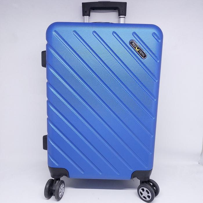 Gambar Koper Fiber Polo Viena JARING EKSPAN Cabin Size ORIGINAL 20" 24" MURAH - BIRU BCA, 20 INCHI dari BagOcean undefined Tokopedia