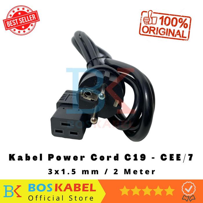 Jual APC AP9875 Kabel Power Cord Input C19 to CEE/7 2m - Jakarta Barat ...